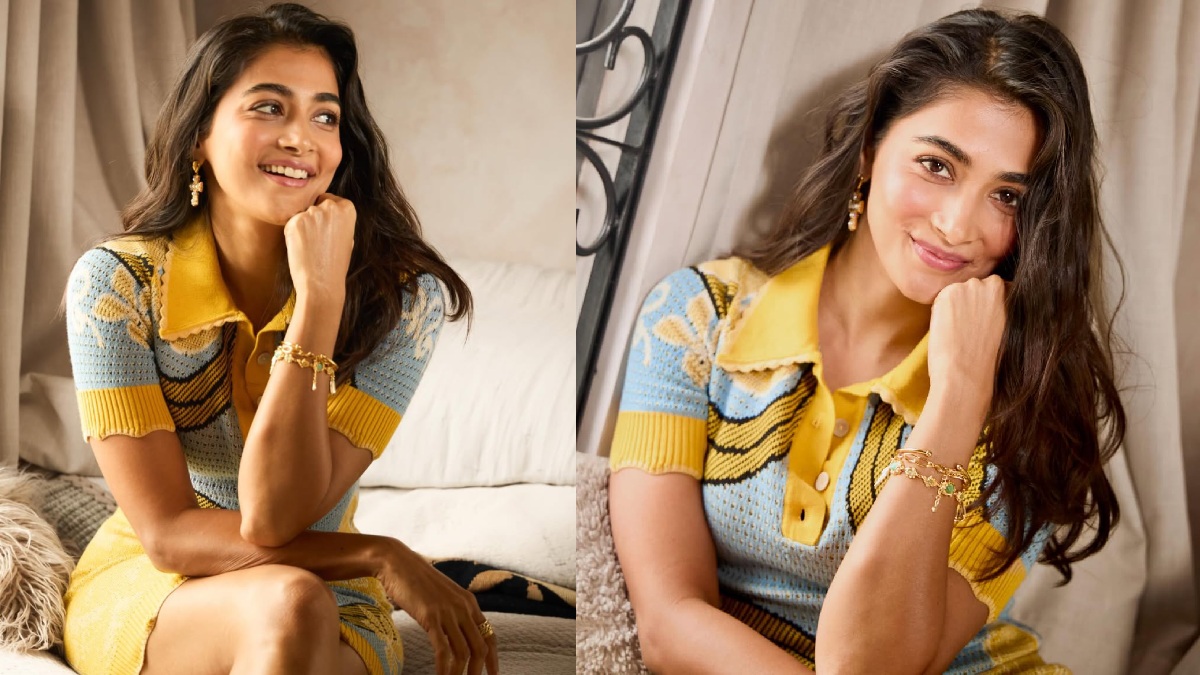 Pooja Hegde: வருண் தவானுக்கு உதட்டுலயே முத்தம் கொடுத்த அழகுப்பதுமை பூஜா ஹெக்டே.. மினுமினுக்கறாங்களேப்பா