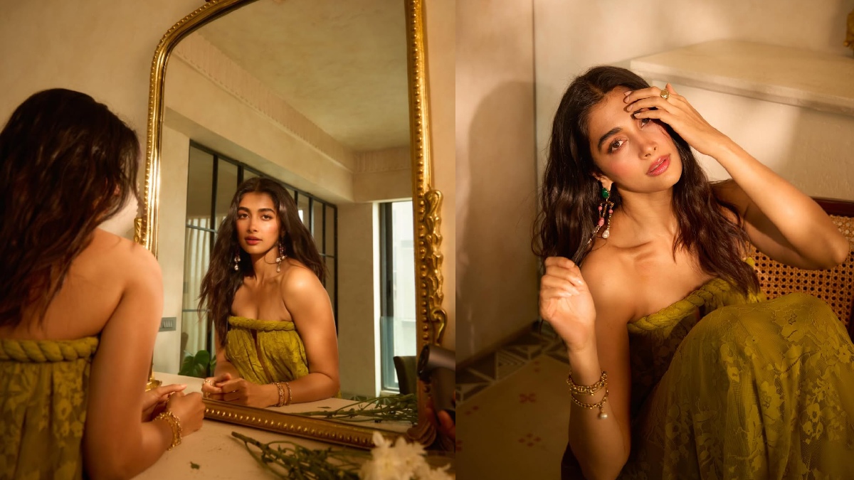 Pooja Hegde: நெஞ்சுக்கிட்ட சுருட்டி வெச்ச மாடல் துணி.. பூஜா ஹெக்டே கிளாமரில் அப்கிரேட் ஆகிட்டே இருக்காங்களேப்பா!