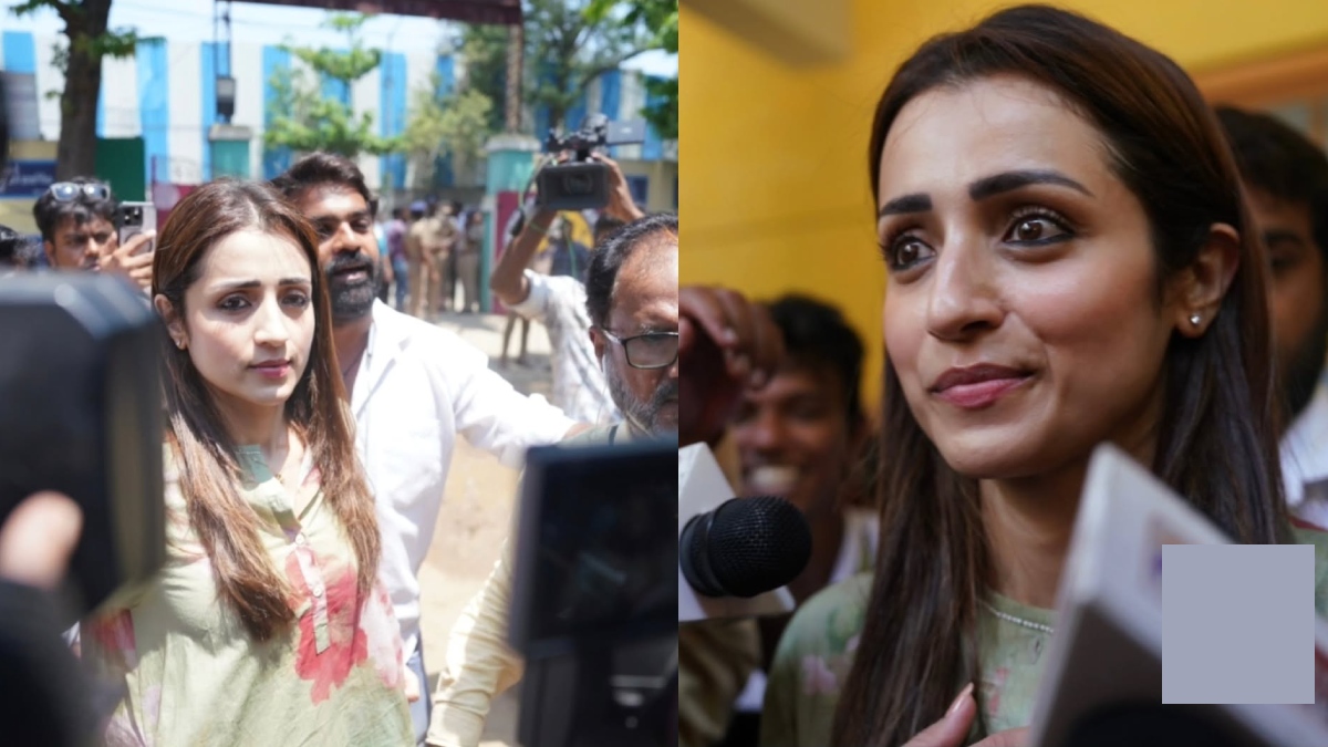 Trisha: ஓட்டு போட ஆர்வமாக வந்த த்ரிஷாவின் அழகான போட்டோஸ்..  சும்மா நச்சுனு இருக்கே பாஸ்!