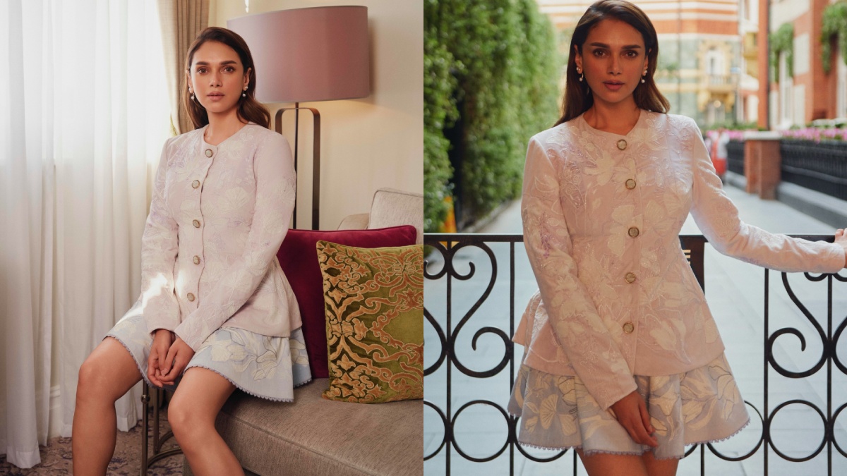Aditi Rao Hydari’s Elegant White Looks Steal Spotlight With Royal Fashion Vibes