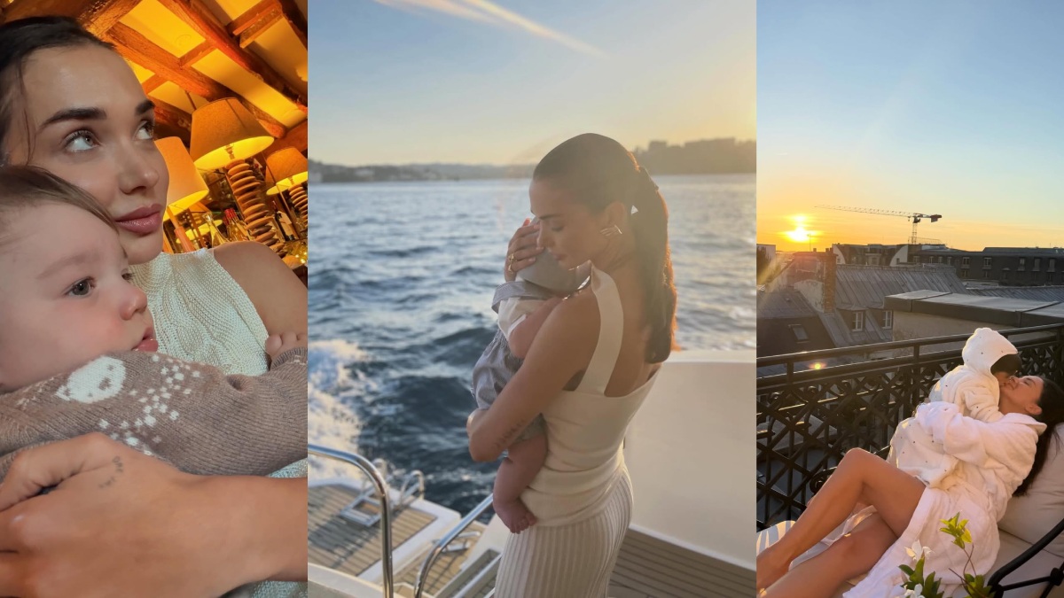 தாய்ப்பால் கொடுக்கும் போட்டோவை ஷேர் செய்த எமி ஜாக்சன்.. 2 குழந்தையும் செம அழகு!