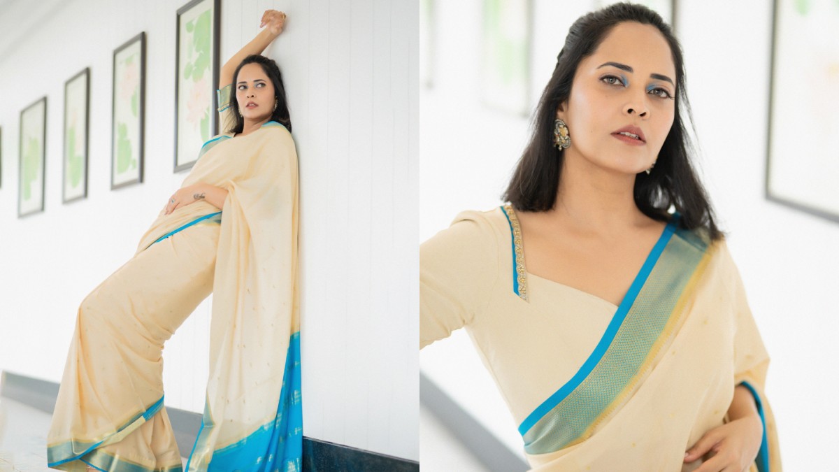 Anasuya Bharadwaj's Latest Saree Look Is Winning Hearts for All the Right Reasons