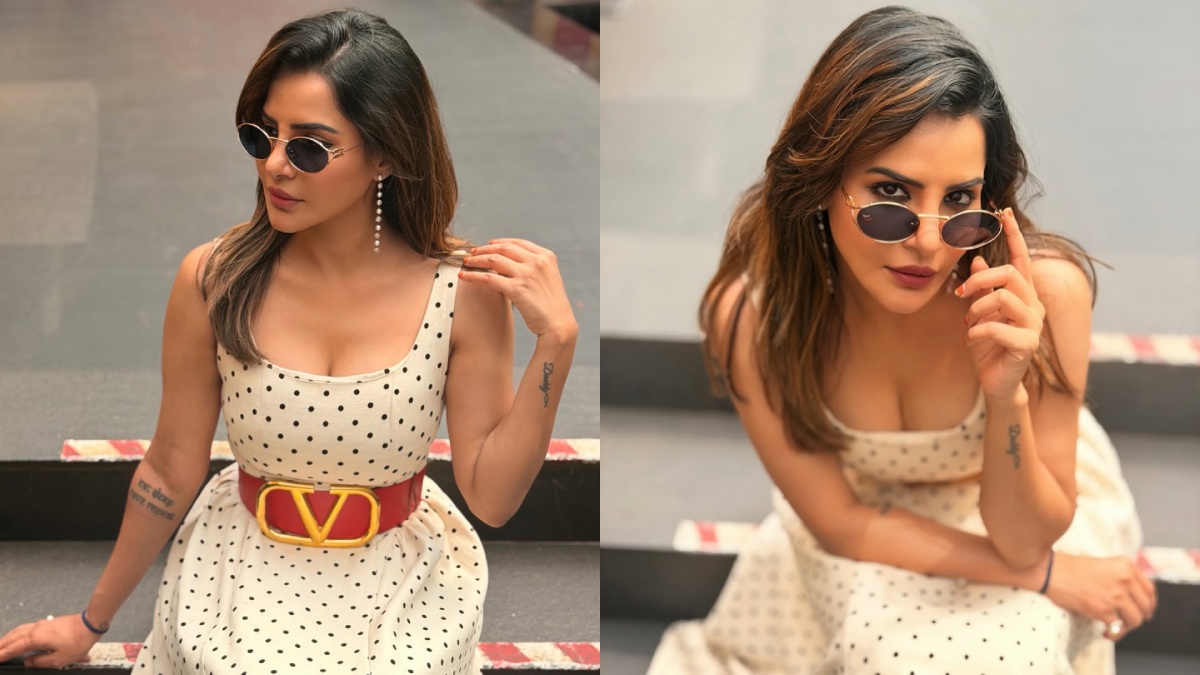 Ashu Reddy’s Gorgeous Polka Dot Look Wins Hearts