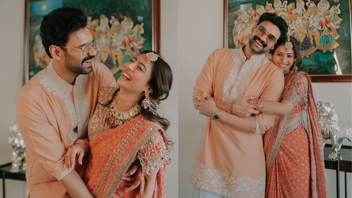 కాబోయే భార్యతో బెల్లంకొండ శ్రీనివాస్.. నిశ్చితార్థం ఫోటోలు వైరల్!