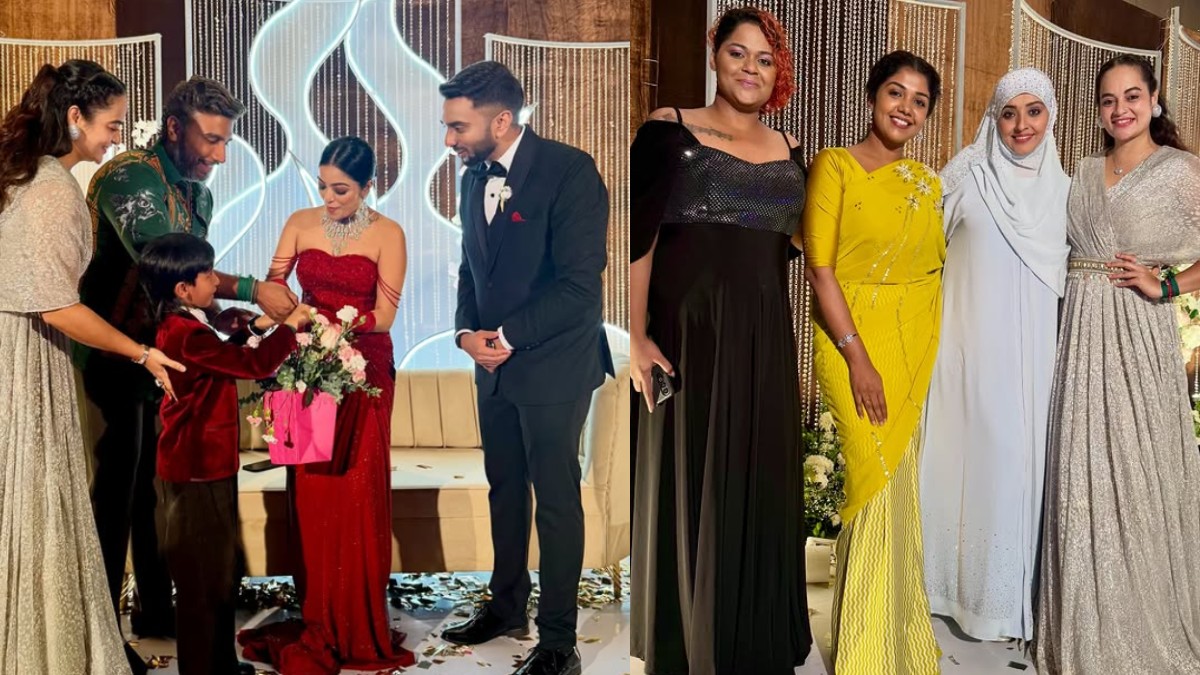 ஜனனி திருமண வரவேற்பில் அணி திரண்ட பிக் பாஸ் பிரபலங்கள்.. மும்தாஜ் கூட வந்திருக்காரே!