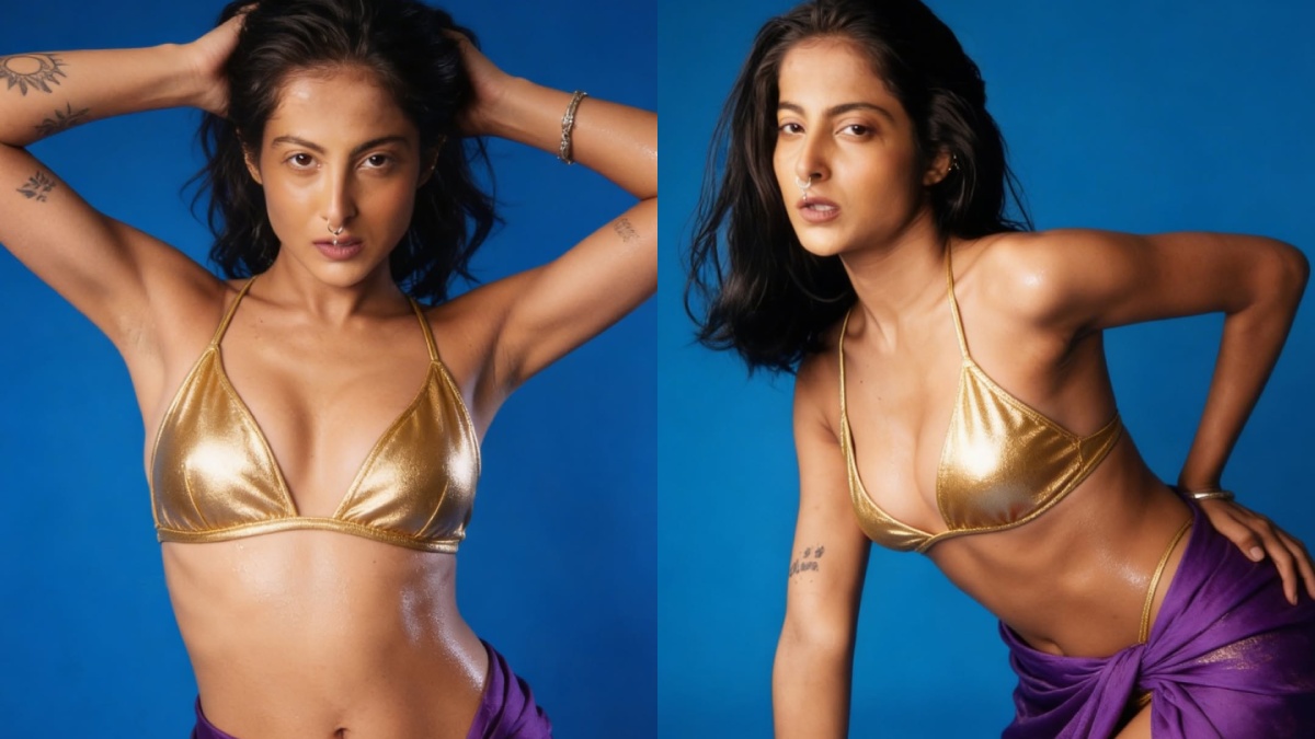 Debpriya Ghosh Breaks the Internet with Bold Bikini-Saree Fusion Look