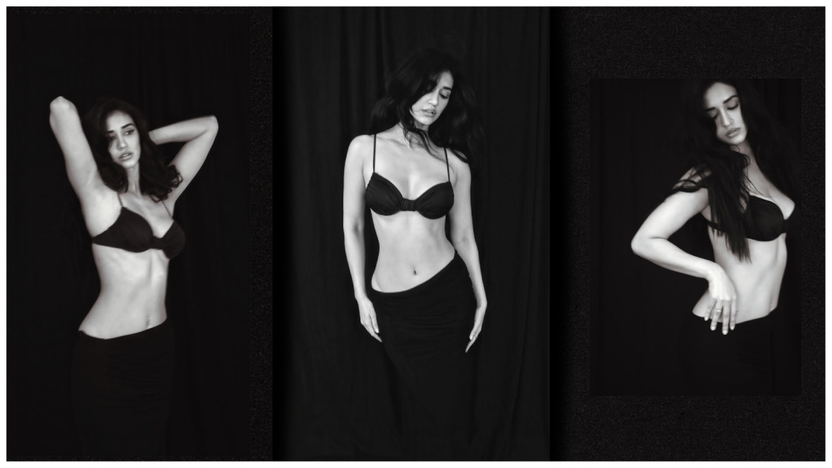 Disha Patani Stuns in Bold Black Photoshoot | Disha Patani Redefines