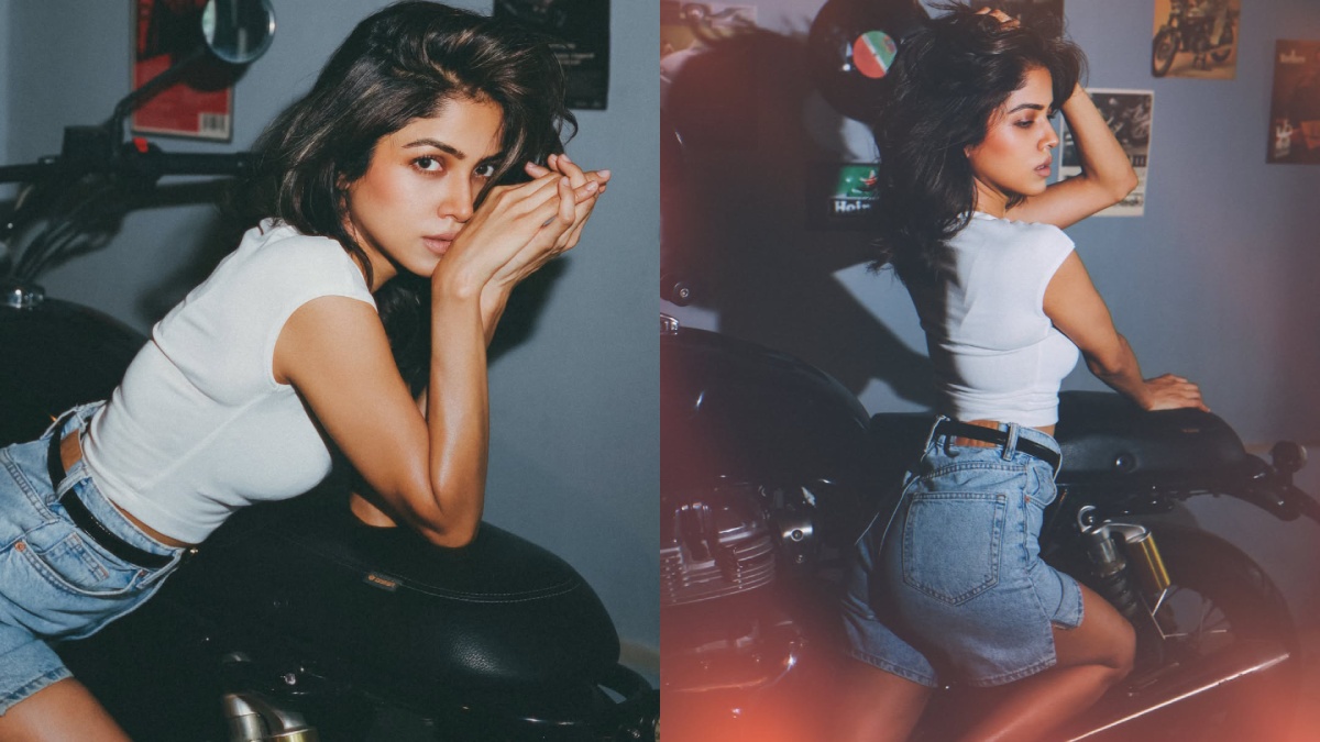 Drishika Chander Turns Vintage Muse in Chic Denim Look