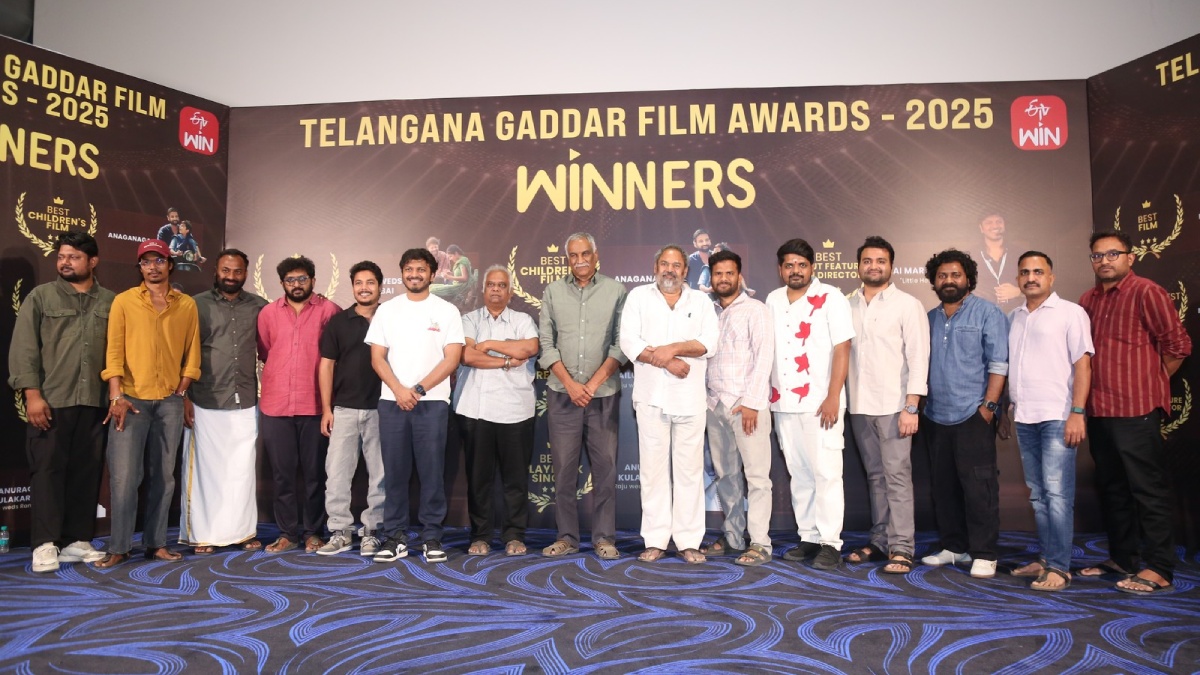 ETV WIN Telangana Gaddar Film Awards Winners Press Meet