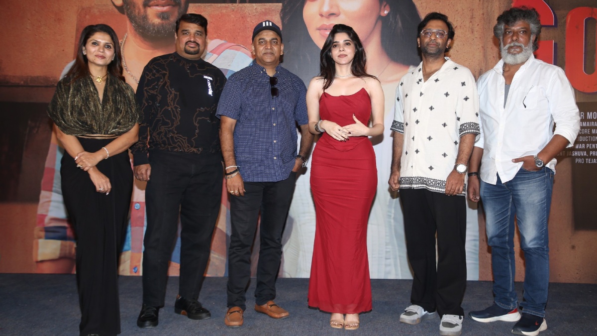 GOAT Movie Teaser Launch: Sudigali Sudheer & Divya Bharathi Shine ...