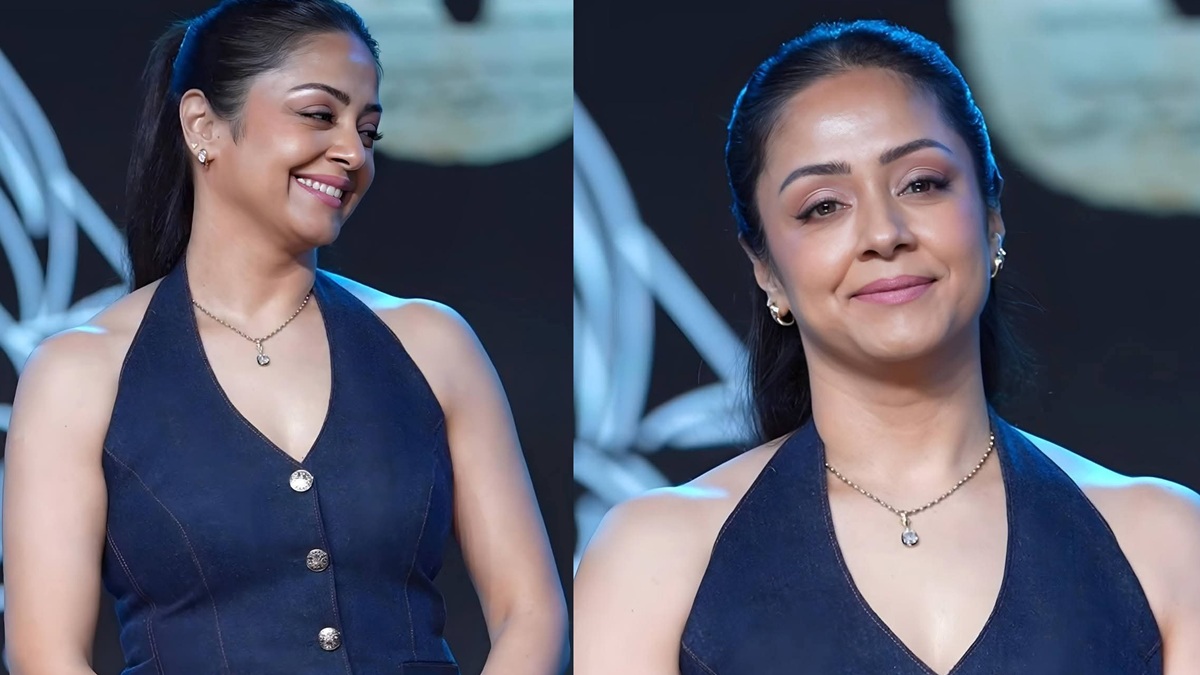 அமேசான் ஈவென்ட்டில் அசத்தல் லுக்கில் ஜோதிகா.. 47 வயதுனு சொன்னா கண்டிப்பாக நம்பமாட்டாங்க.. யப்பா இவ்வளவு அழகா?