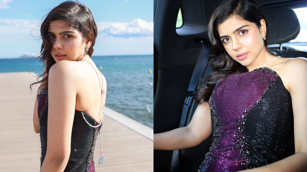 Kalyani Priyadarshan Makes Stunning Cannes 2026 Debut in Strapless Purple Couture Gown
