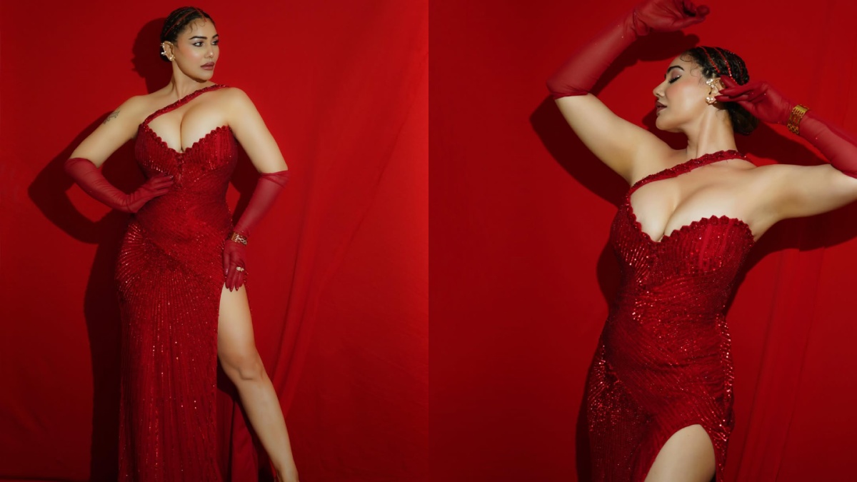 Kangna Sharma Red Bold Style Moment: Actress Redefines Modern Glamour With Confidence