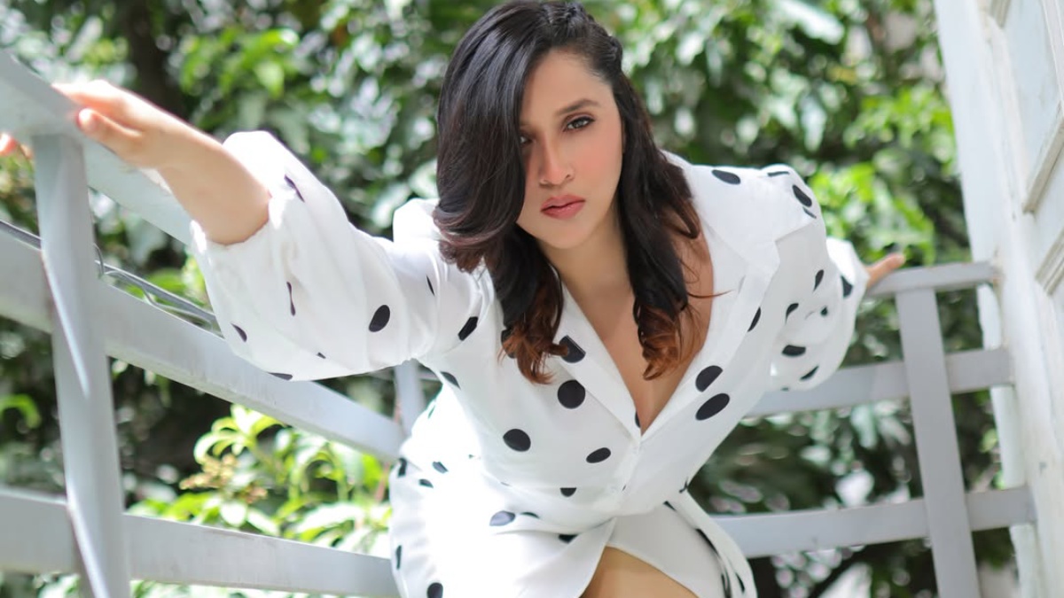Mannara Chopra Proves Polka Dots Are Back in Trend With This Elegant Appearance