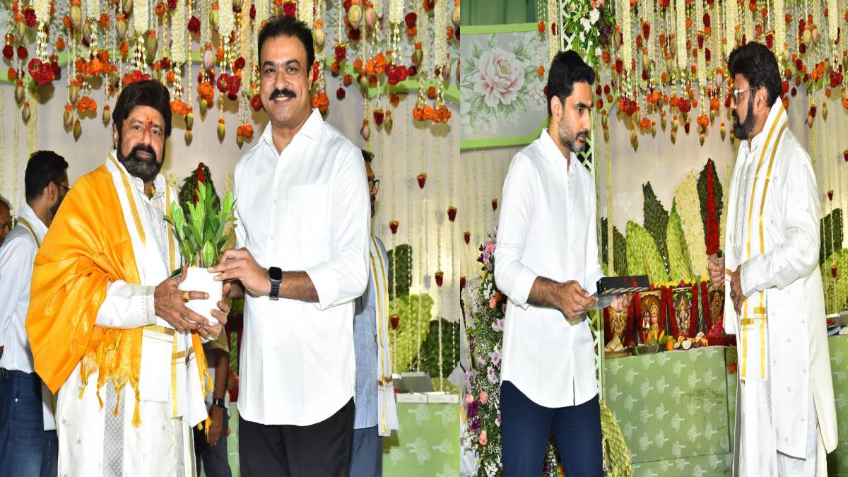 NBK 112 Movie: ముద్దుల మావయ్యపై క్లాప్ కొట్టిన అల్లుడు.. ఎన్‌బీకే 112 గ్రాండ్ ఓపెనింగ్