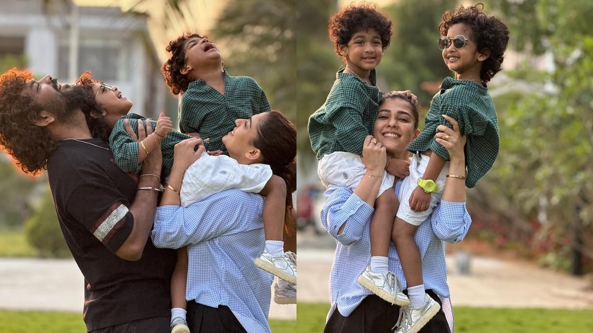 350 கோடியை விட இதுதான் ரியல் சந்தோஷம்.. 2 மகன்களை நயன்தாரா எப்படி தூக்கிருக்காங்க பாருங்க!