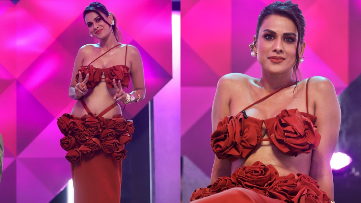 Nia Sharma’s Bold Red Rose Dress Is Breaking the Internet