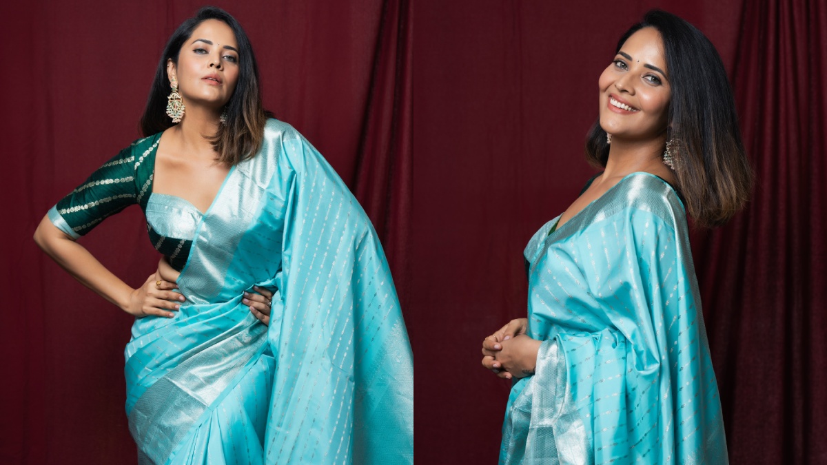 'Not Trying to Impress Anyone': Anasuya Bharadwaj's Saree Style Speaks Volumes