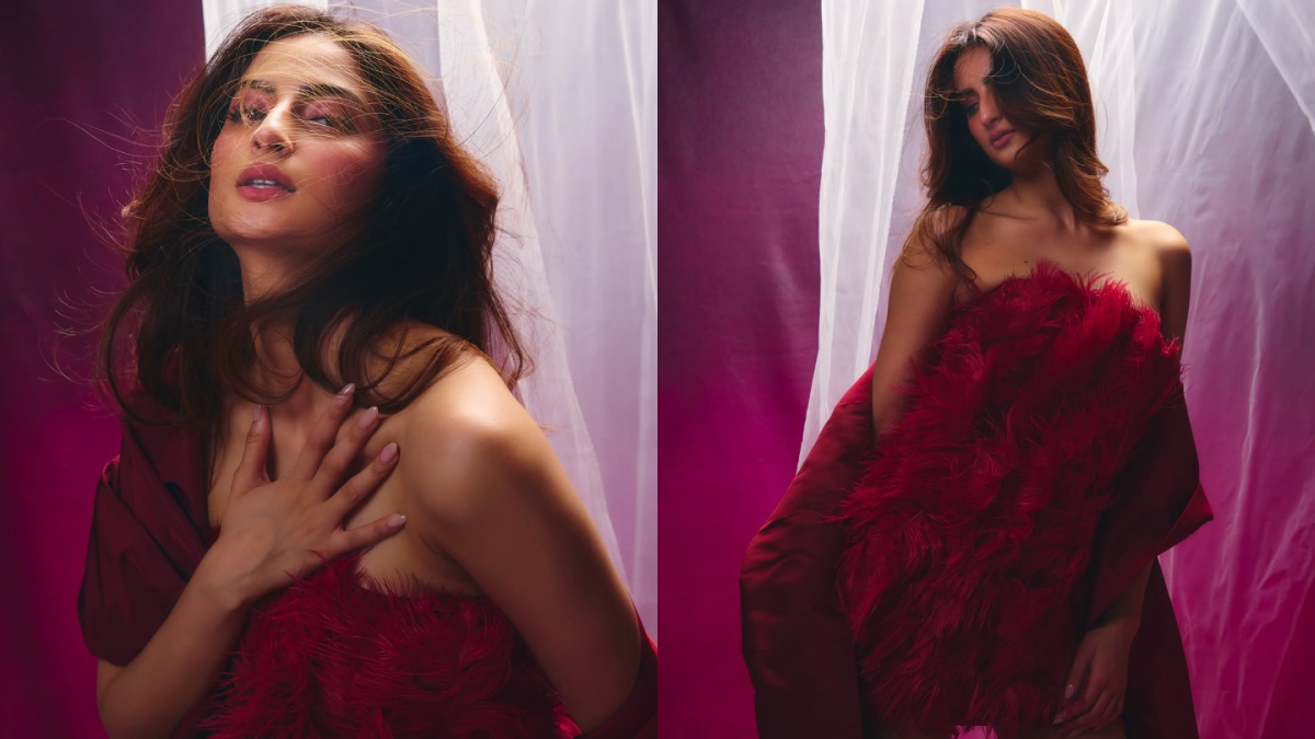 Palak Tiwari Turns Up the Heat in Fiery Red Couture Look