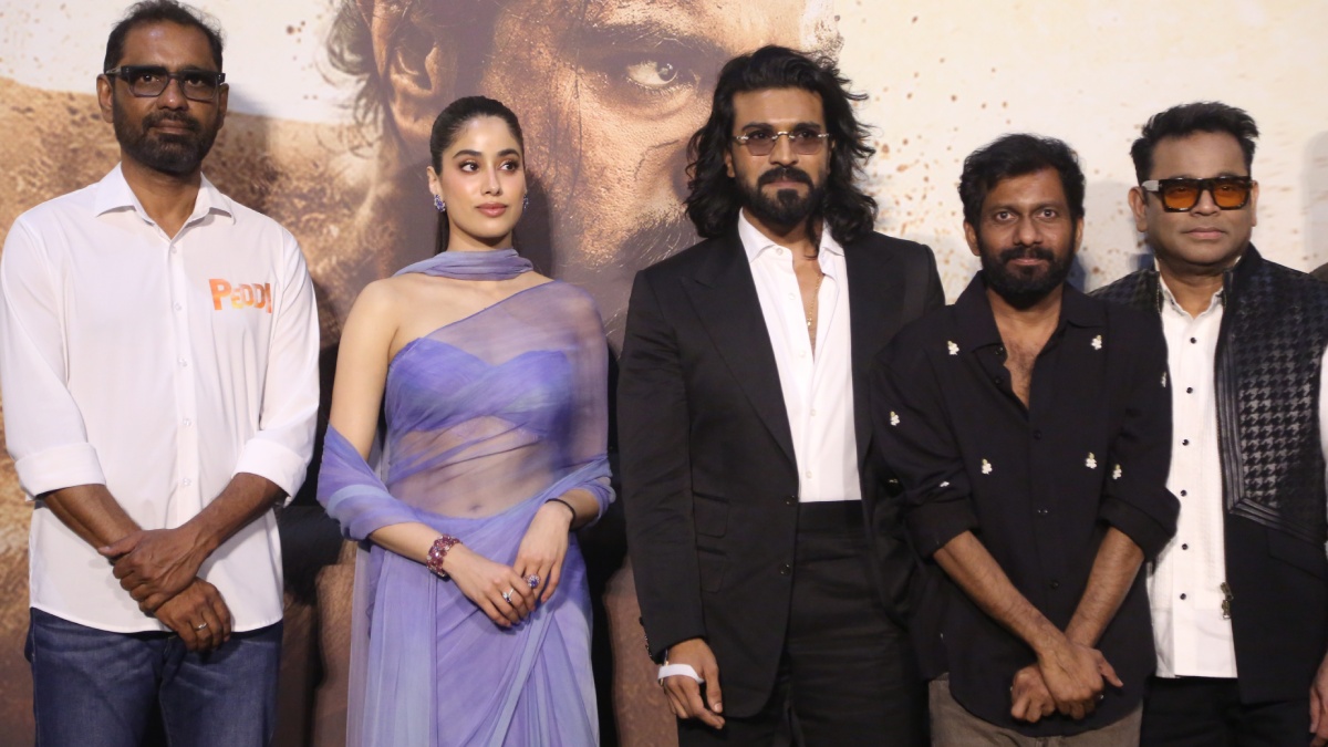 Peddi Movie Trailer Launch Held At Mumbai