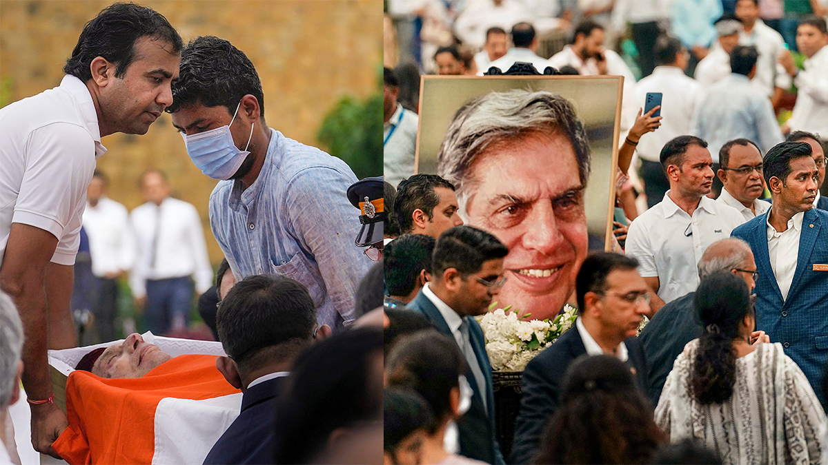 People Pay Homage to Ratan Tata at NCPA Lawns in Mumbai | Thousands ...