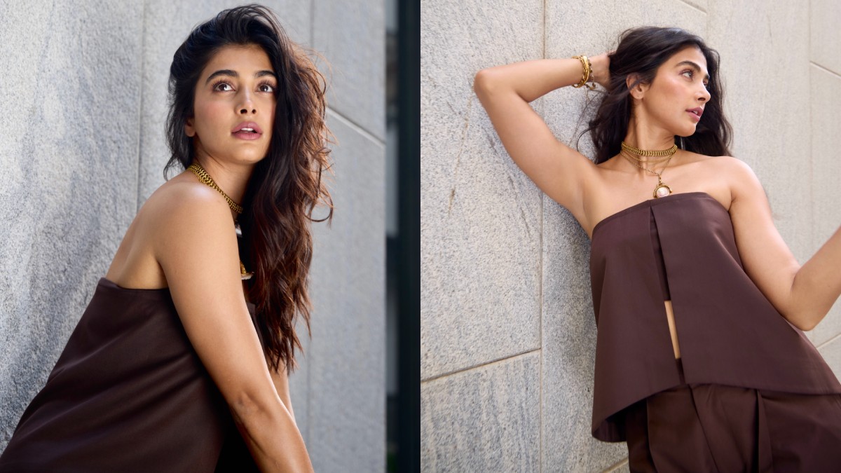 Pooja Hegde's Chocolate-Toned Look Is Quiet Luxury Done Right