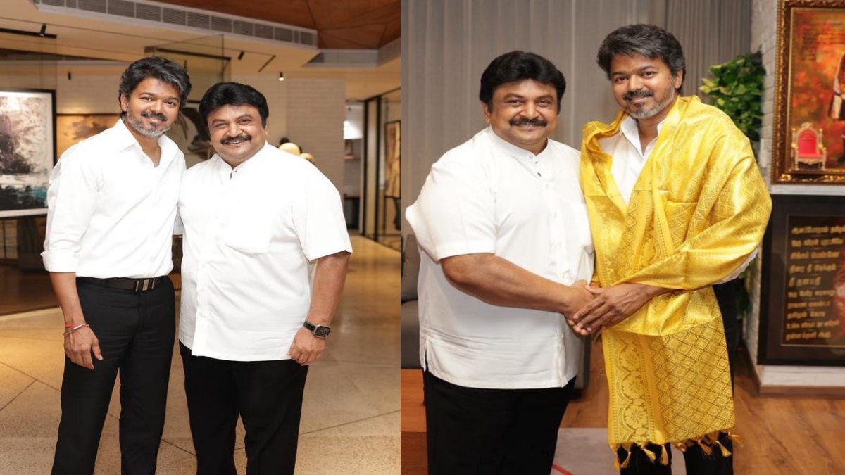 முதலமைச்சர் விஜய்யை மகன்,மருமகனோடு சந்தித்த பிரபு.. குடும்பமா ஜொலிக்கிறாங்களே பாஸ்!