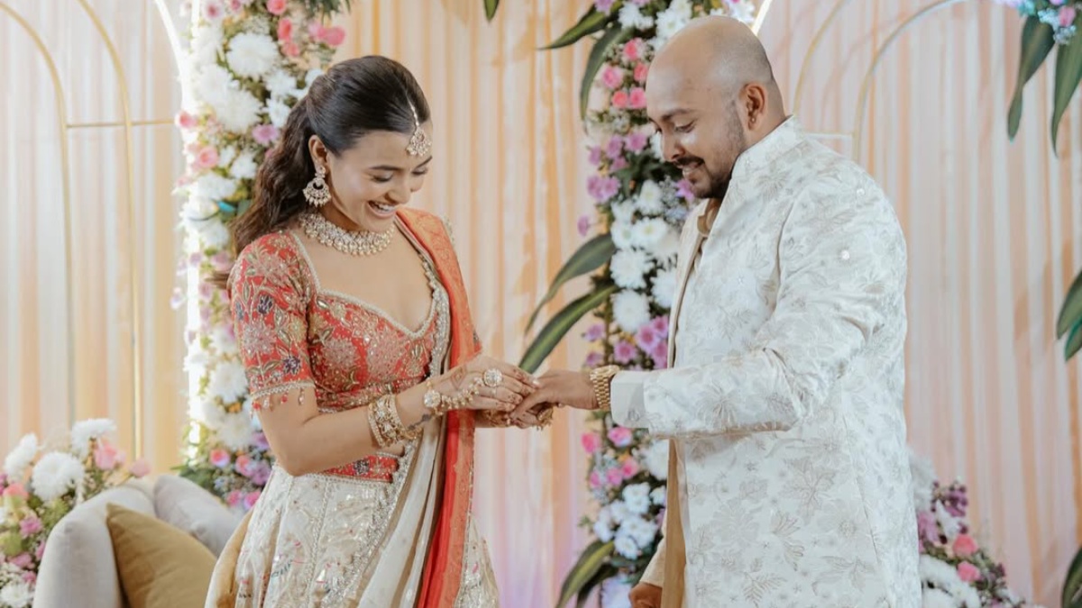 Prithvi Shaw Announces Engagement to Akriti Agarwal, Shares Romantic Moments from Intimate Ceremony