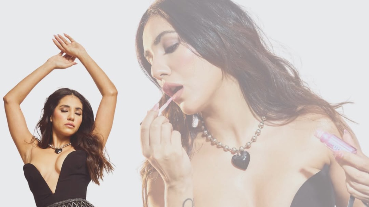 Radhika Seth Turns Up the Heat in Bold Black Mesh Look