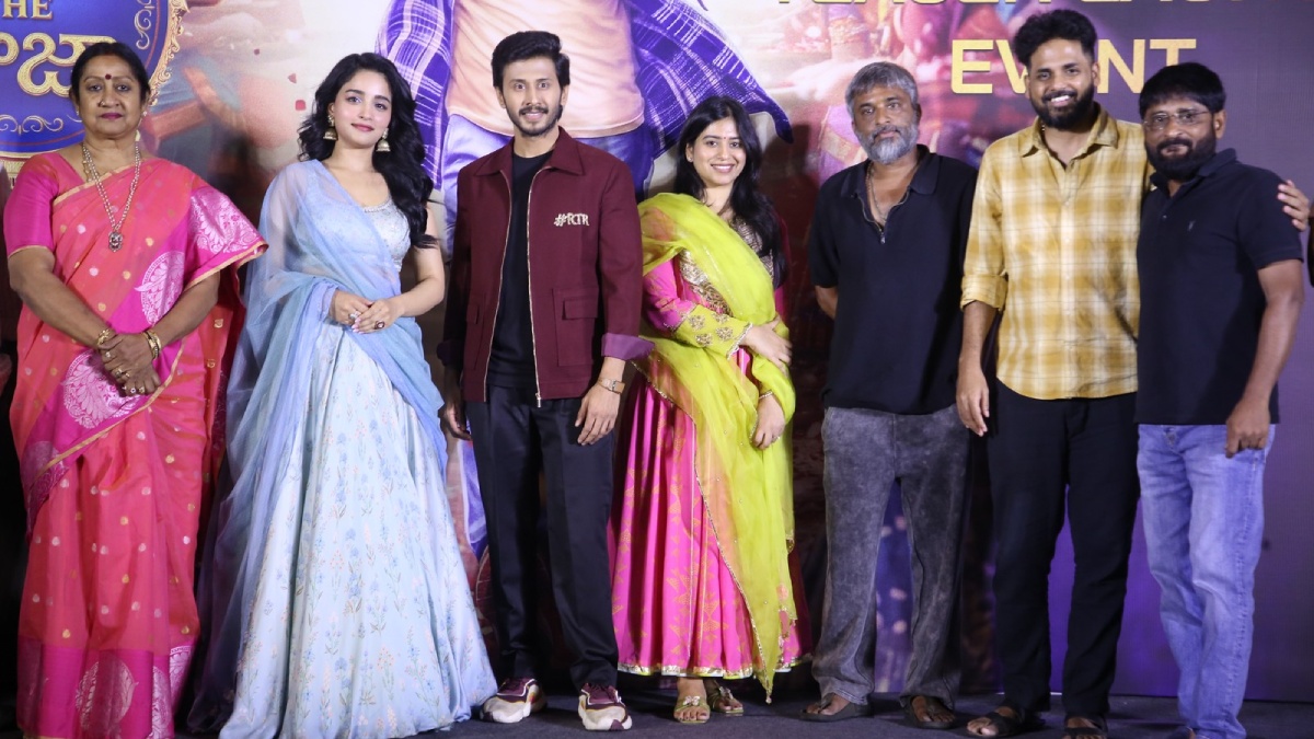 Raja The Raja Movie Teaser Launch Stills