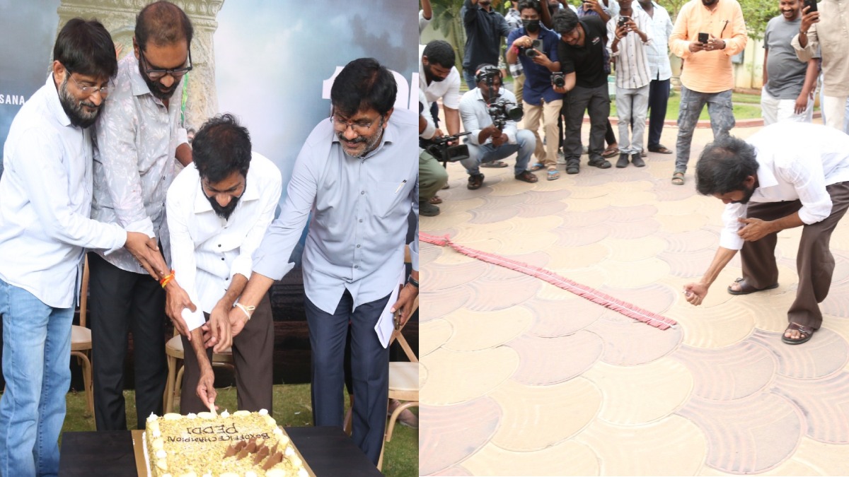 Peddi Movie Success Celebrations: పెద్ది సక్సెస్ సెలబ్రేషన్స్... బాణాసంచా పేల్చి బుచ్చిబాబు సంబరాలు