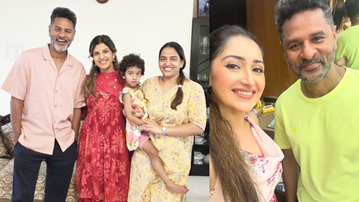 பிரபுதேவா மற்றும் அவரது மனைவியை சந்தித்த ரம்பா.. செம க்யூட் பிக்ஸ்!