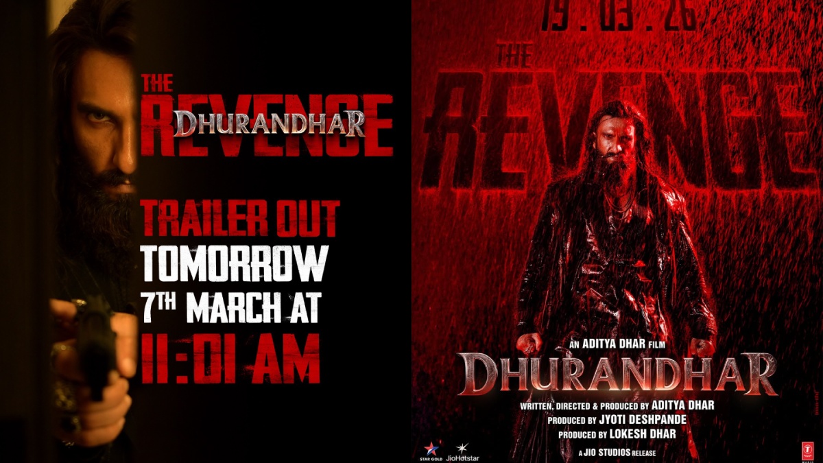 Ranveer Singh Announces ‘Dhurandhar: The Revenge’ Trailer Release Date; Fans Told To “Brace Yourself”