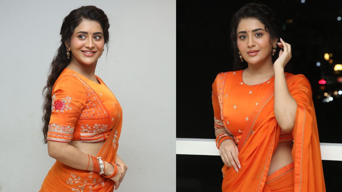 చీరకట్టులో మెరిసిన రాశి సింగ్.. వైరల్‌గా మారిన ట్రాన్స్‌ఫర్ త్రిమూర్తులు ఈవెంట్ ఫొటోలు..