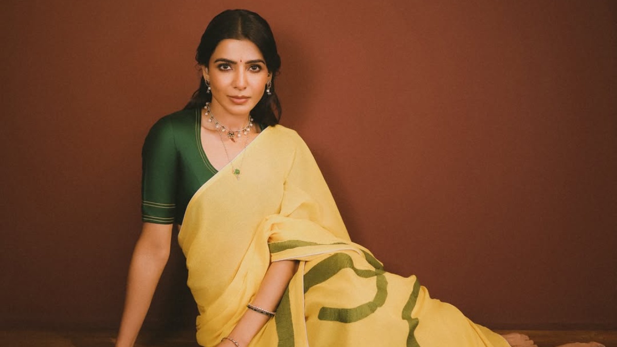 Samantha Ruth Prabhu’s Yellow Kasavu Saree Look Redefines Soft Glam Elegance