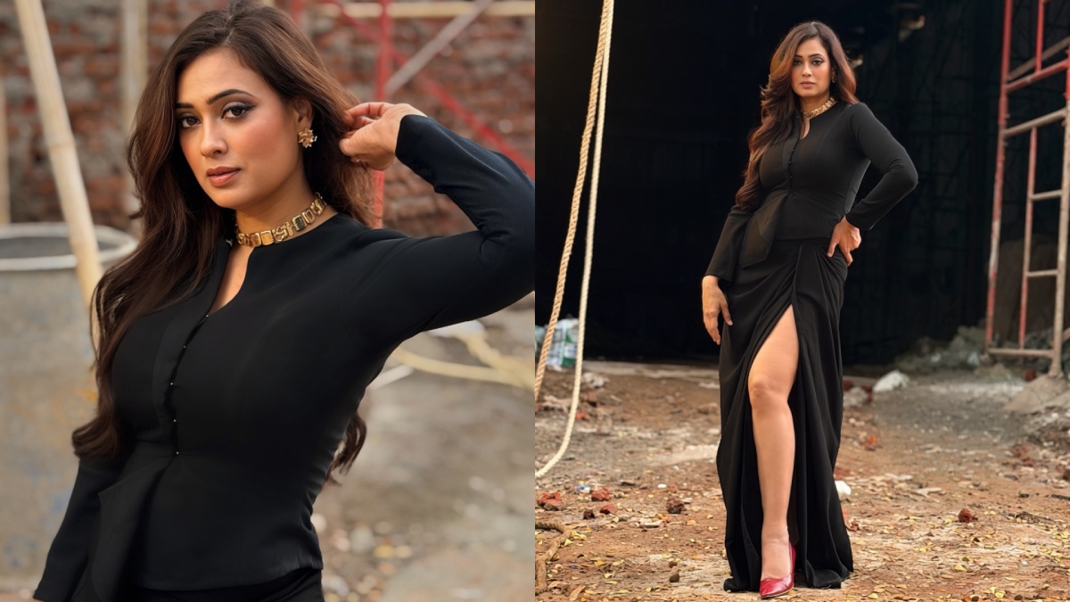 Shweta Tiwari's 'Don't Give a F*ck' Note Matches Her Powerful Black Fashion Statement
