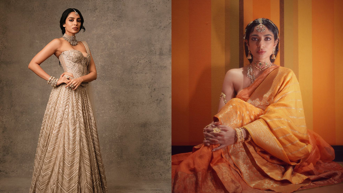 Naga Chaitanaya- Sobhita Dhulipala Engagement , Sobhita Dhulipala Bridal  Looks , Sobhita Dhulipala Bridal Images - Filmibeat