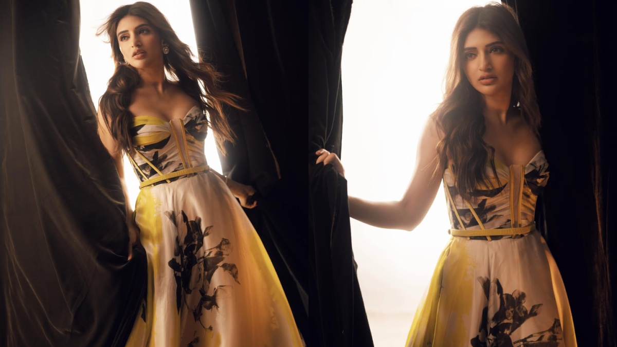 Sreeleela Stuns in a Dreamy Floral Gown, Fans Call Her a Real-Life Fairytale Princess