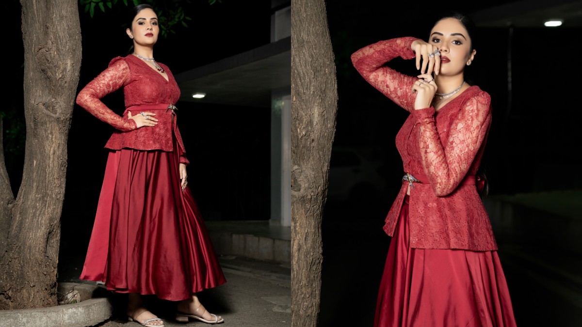 Sreemukhi's Bold Red Fashion Look Is Winning Celebrity Style Fans