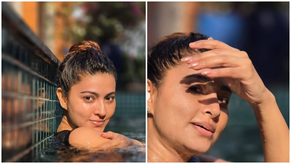  Summer Special: அடிக்குது வெயிலு.. நீச்சல் குளத்தில் ஆட்டம் போட்ட சினேகா!