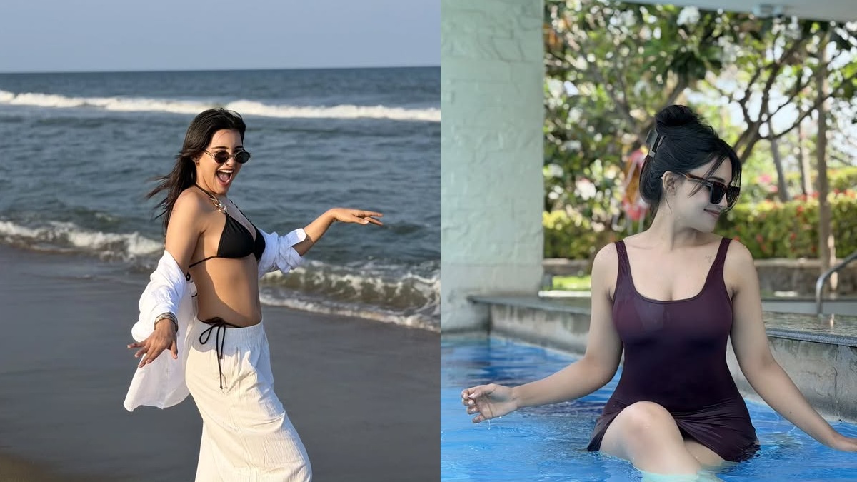 தமிழ் டிவி சீரியல் நடிகையா இப்படி?.. பீச்சில் இன்னாம்மா காத்து வாங்குறாரு தர்ஷனா!