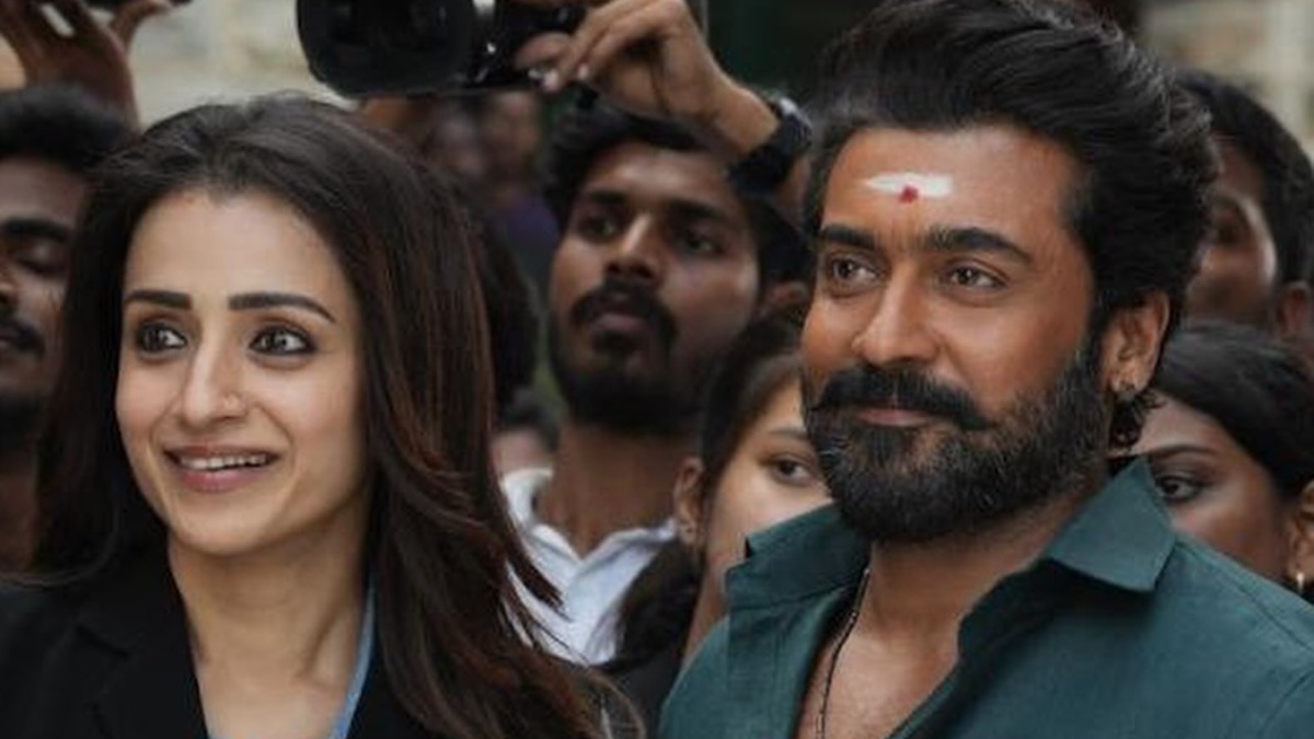 Trisha Krishnan’s Karuppu BTS Pics Go Viral After ‘One More For The Win’ Caption