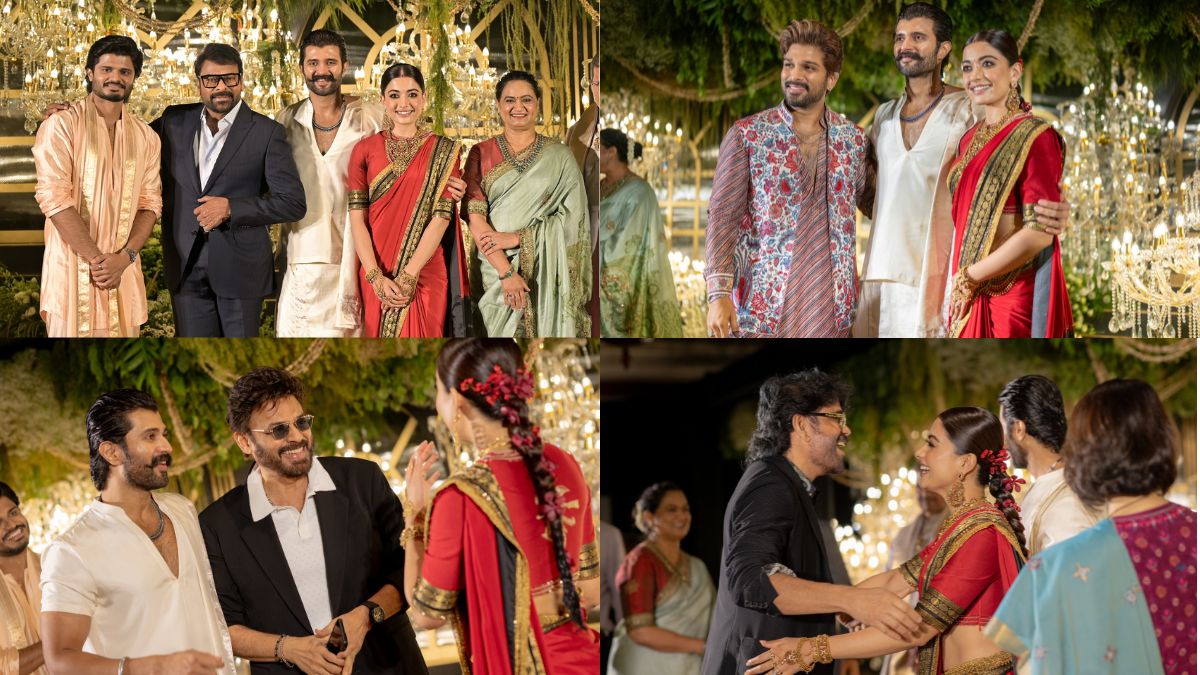 Virosh: రష్మిక- విజయ్ రిసెప్షన్.. చిరంజీవి, నాగార్జున, రామ్ చరణ్, బన్నీల సందడి!