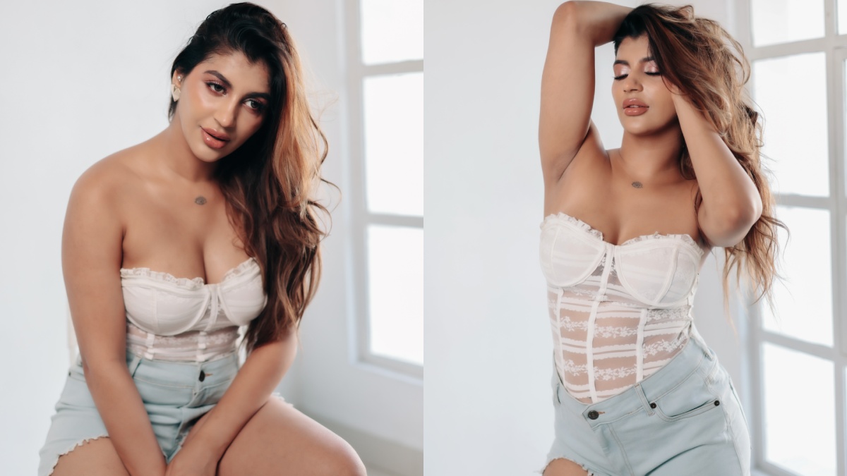 Yashika Aannand Breaks the Internet With Her Bold White Lace Look and Fierce Style Aura