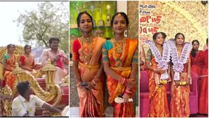 மகள்களுக்கு தாயாக மாறிய மதுரை முத்து.. ராணி போல அலங்காரம்.. மதுரையே அசந்துபோச்சு!