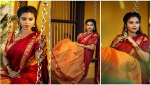 இலக்கியாவா இது? ஆளே மாறிட்டாங்களே..பேரழகி என வர்ணிக்கும் ஃபேன்ஸ்!