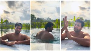 Ravi Mohan: மனக்காயங்களை மறந்து.. ஹாப்பி மூடில் ரவி மோகன்..நீச்சல் குளத்தில் தாறுமாறு போஸ்!