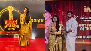 கையில் விருதுடன் ரச்சிதா மகாலட்சுமி.. நீங்க என்னை மறக்கவில்லை.. நெகிழ்ச்சியான பதிவு!