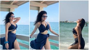 அய்யய்யோ கெமி.. காற்றில் பறக்கும் குட்டி உடை.. தாய்லாந்தில் மஜா போட்டோஸ்!