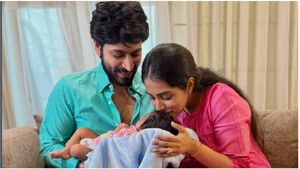 தமிழ் புத்தாண்டில் தனது மகளுக்கு பெயர் வைத்த ஹரிஷ் கல்யாண்.. என்ன பெயர் தெரியுமா?